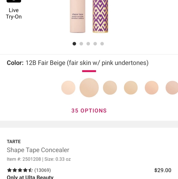 New set of 2 Tarte products - Picture 5 of 6